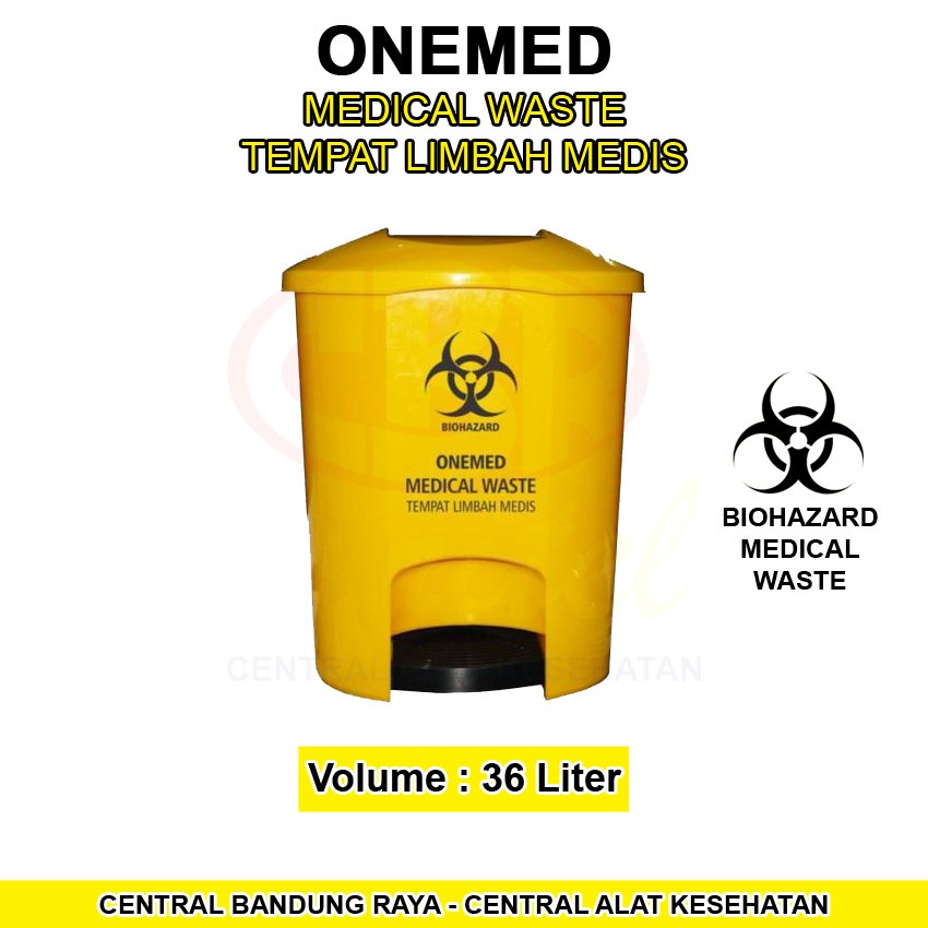 Jual ONEMED Medical Waste Tempat Limbah Medis Volume 36 Liter