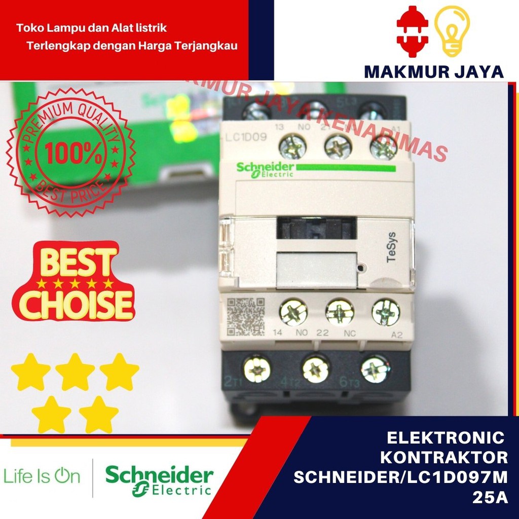 Jual Kontaktor Lc D M Scnheider V Elektronik Kontaktor Schneider