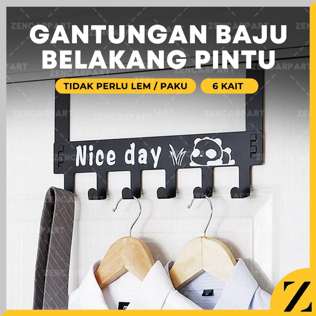 Jual Gantungan Belakang Pintu Kaitan Hook Hanger Baju Handuk Topi Tas