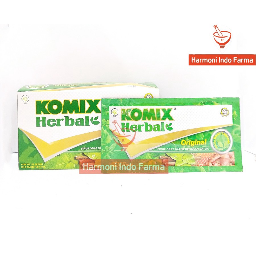 Jual Komix Herbal Rasa Original Ml Box Sachet Shopee Indonesia