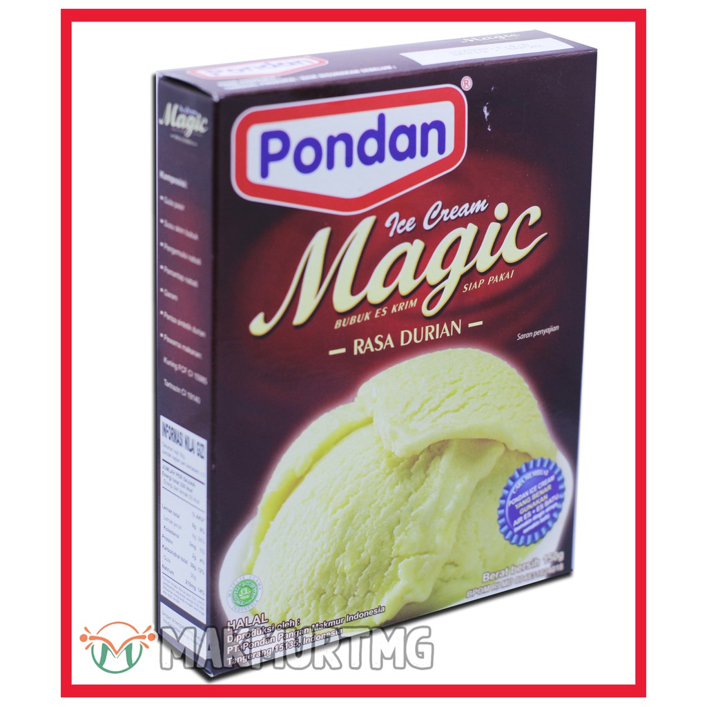 Jual Bubuk Ice Cream Durian Pondan Gr Shopee Indonesia