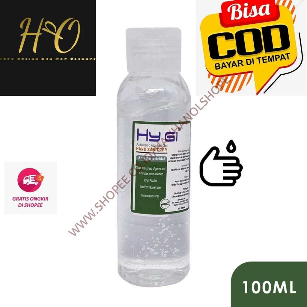 Jual Hand Sanitizer Gel 100ml Kemenkes Antiseptic Alcohol 70 Sanitiser