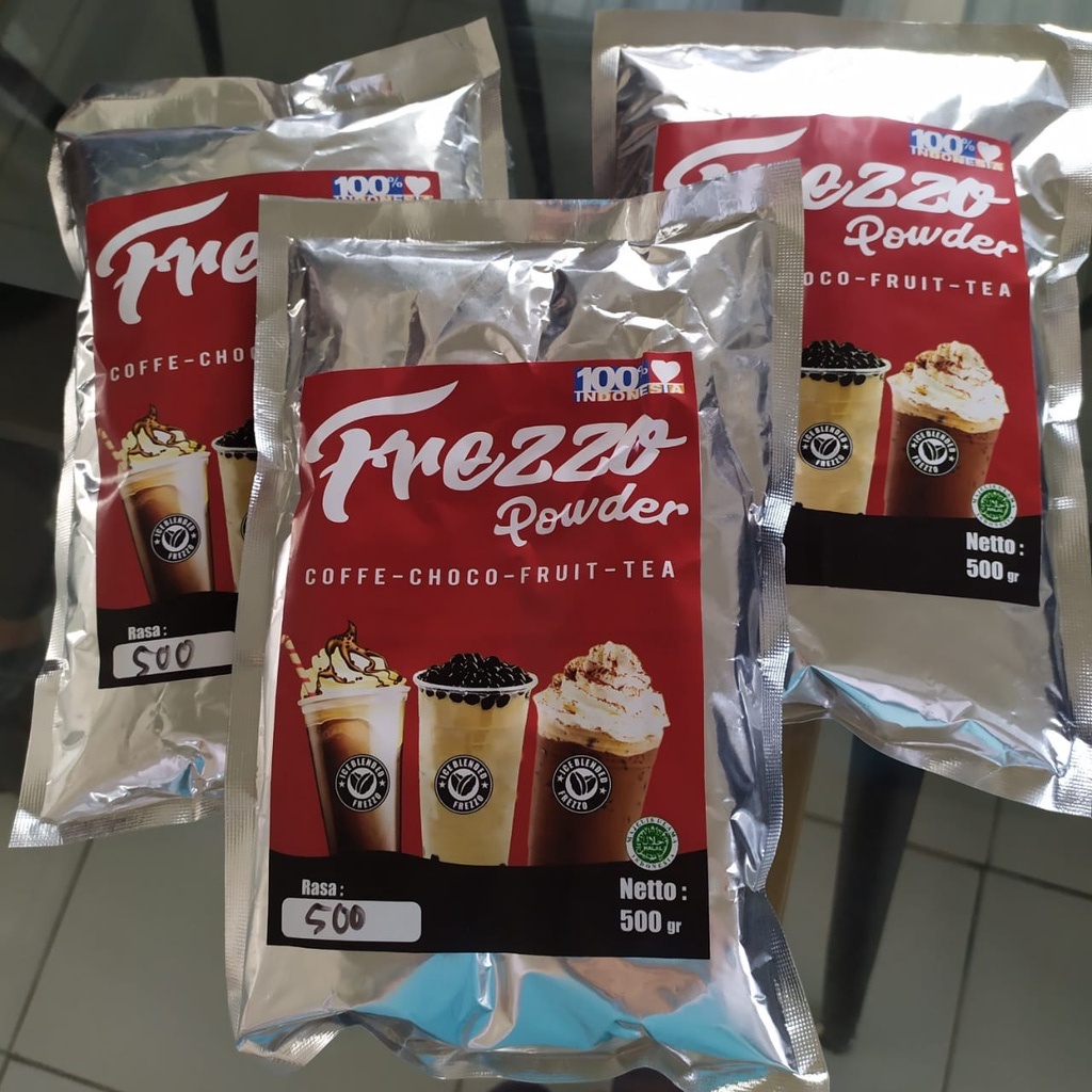 Jual BUBUK MINUMAN REPACK MERK FREZZO 500GR Shopee Indonesia