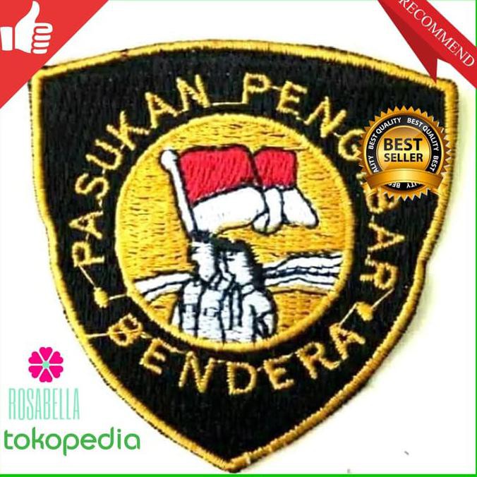 Jual PROMO BET BED BORDIR PASKIBRA 100 Biji Logo PASKIBRAKA Patch