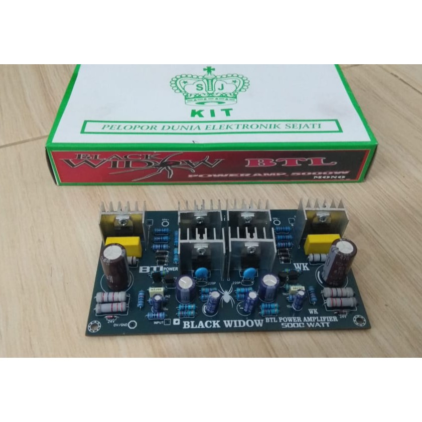 Jual Kit Power Amplifier Btl Watt Kit Power Ampli Btl Black Widow