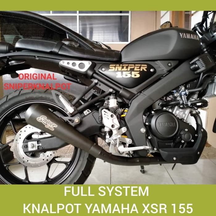 Jual Knalpot Yamaha Xsr Xsr Bass Blarr Shopee Indonesia