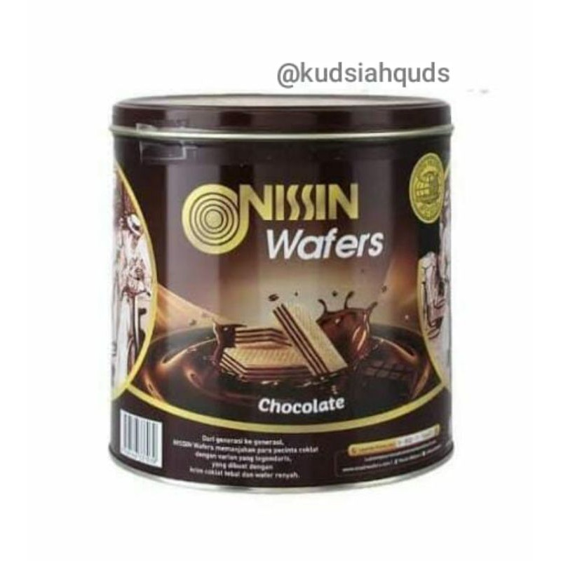 Jual Nissin Wafers Coklat Gr Nissin Wafers Chocolate Kaleng Bulat