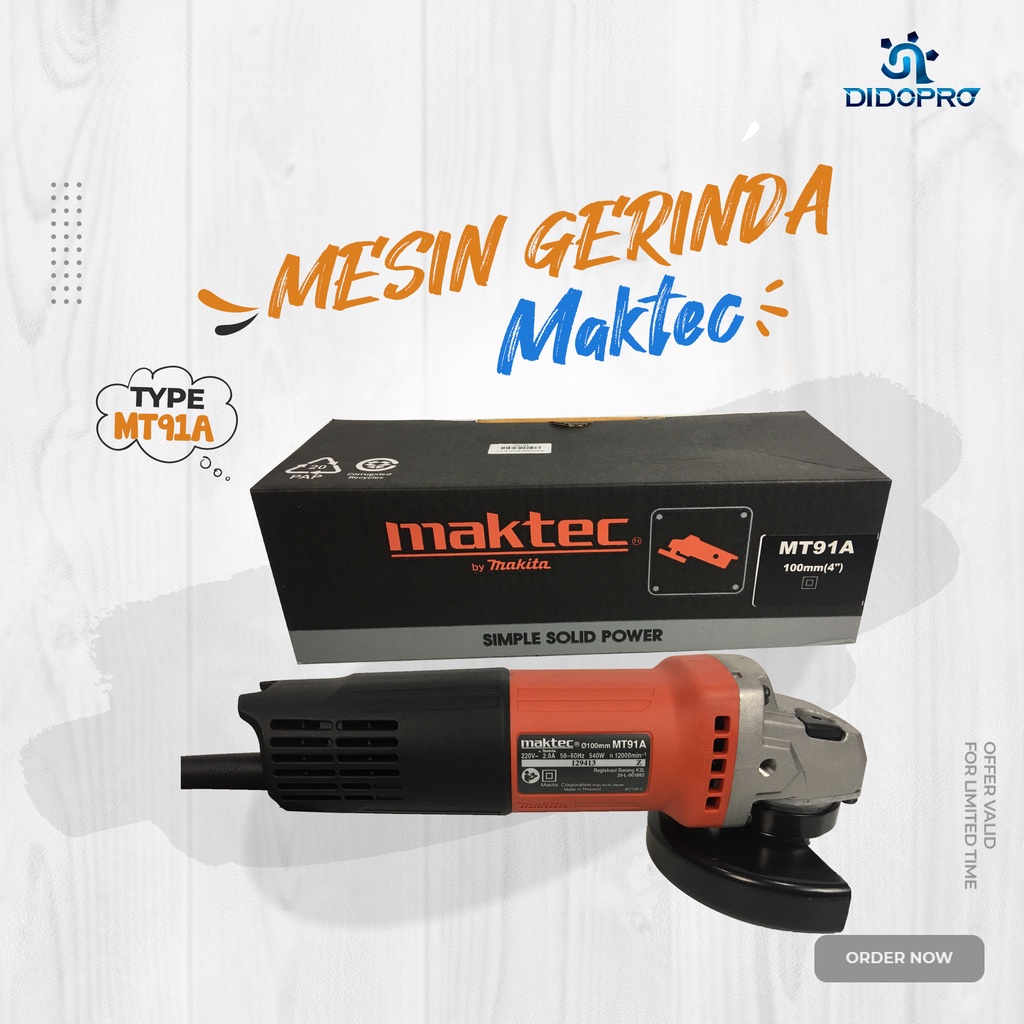 Jual Mesin Gerinda Grinda Tangan Maktec Mt A Mt A Shopee Indonesia