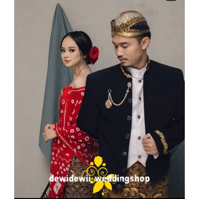 Jual Baju Prewed Adat Jawa Motif Jumputan Shopee Indonesia