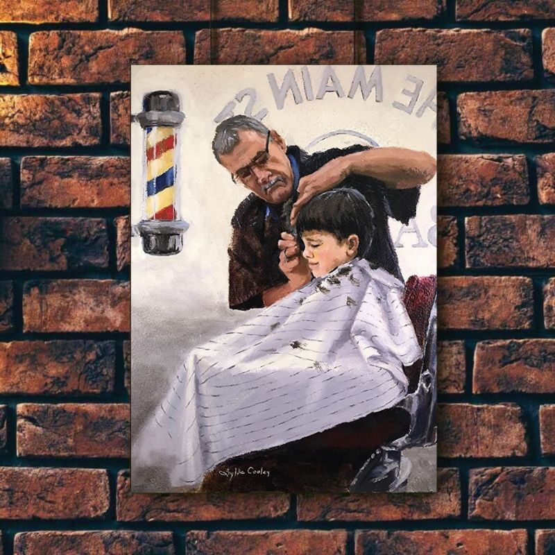 Jual Gps Dekorasi Hiasan Dinding Walldecor Barber Shop Vintage Poster