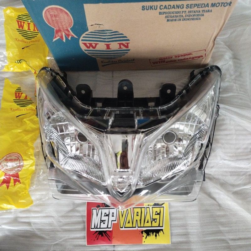 Jual Unit Head Light Kzr Reflektor Lampu Depan Honda Vario Fi