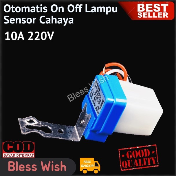 Jual Saklar Sensor Cahaya Lampu Otomatis Saklar On Off Otomatis As