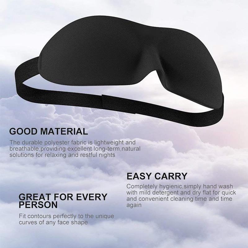 Jual Kacamata Penutup Mata Tidur 3D Airsoft Sleeping Google Mask Travel