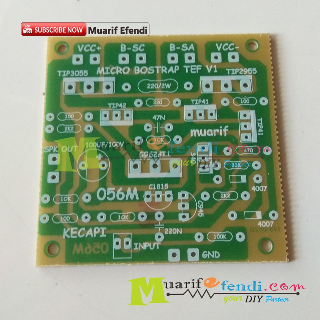 Jual Pcb Power Amplifier Micro Bostrap Tef V Merek Namec Veronika M