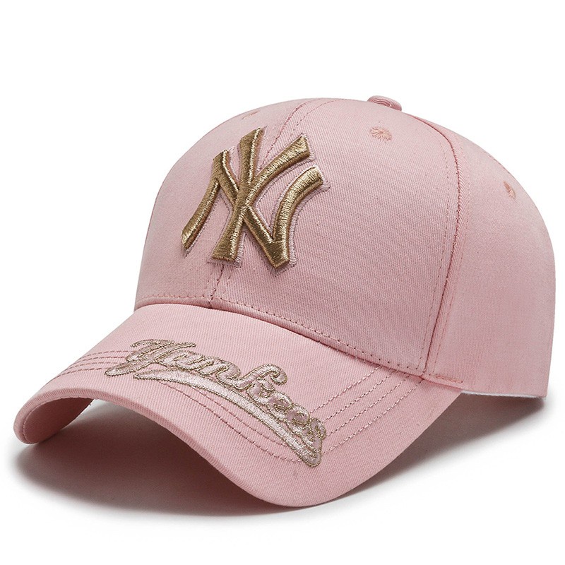 Jual COD NEW Topi Wanita Baseball NY Yankees Motif Bordir Style Korea