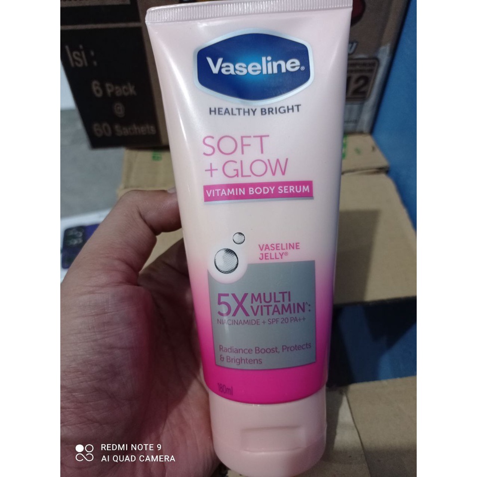 Jual Vaseline Soft Glow Vitamin Body Serum Ml Shopee Indonesia