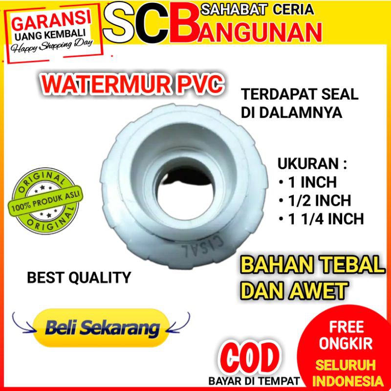 Jual Watermur Sok Watermur Pvc 1 1 4 Inch Water Mu Kor Union Polos