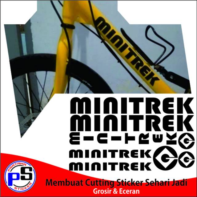 Jual Frame Sepeda Minitrek Sticker Cutting Shopee Indonesia