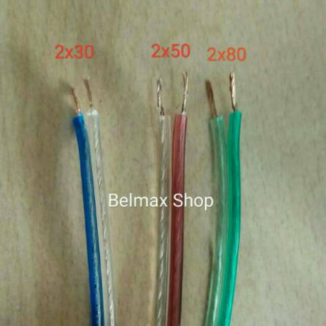 Jual Kabel Listrik Transparan 2x30 Meteran Kabel Serabut 2x50 Meteran