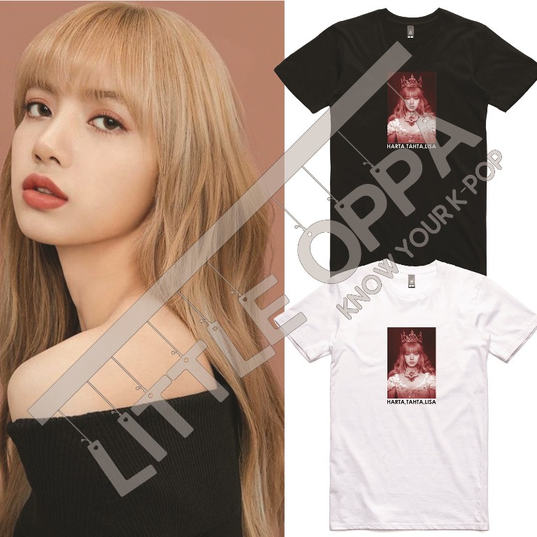 Jual BAJU KAOS KPOP BLACKPINK LISA HARTA TAHTA LISA PRINTED T SHIRT