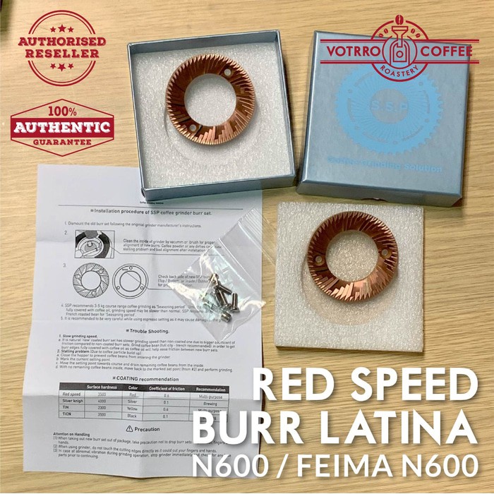 Jual Ssp Burr Mm Latina Feima N Silver Knight Red Speed