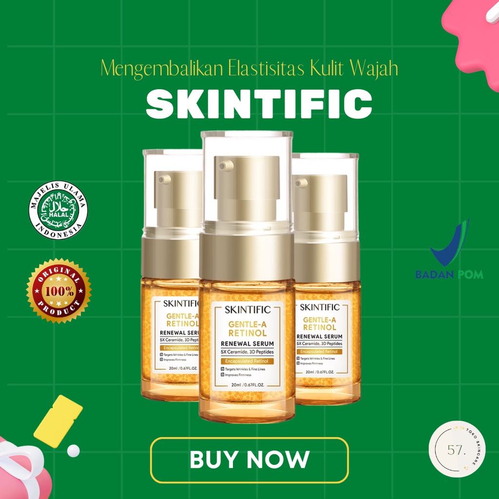 Jual Skintific Gentle A Retinol Renewal Serum Ml Original