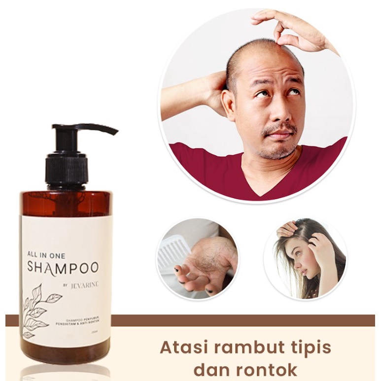 Jual Shampo Jevarine All In One Shampo Efektif Menumbuhkan Rambut Dan