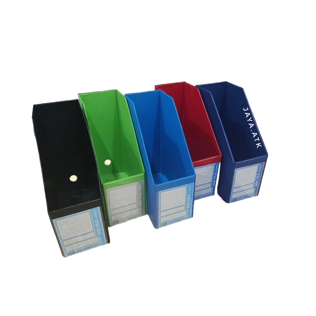 Jual BOX FILE LIPAT DOKUMEN ARSIP FOLIO JUMBO BESAR BOKS PVC WARNA