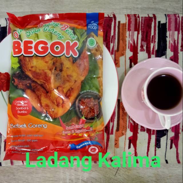 Jual Bebek Goreng Premium Begok Siap Saji Ungkep Frozen Shopee