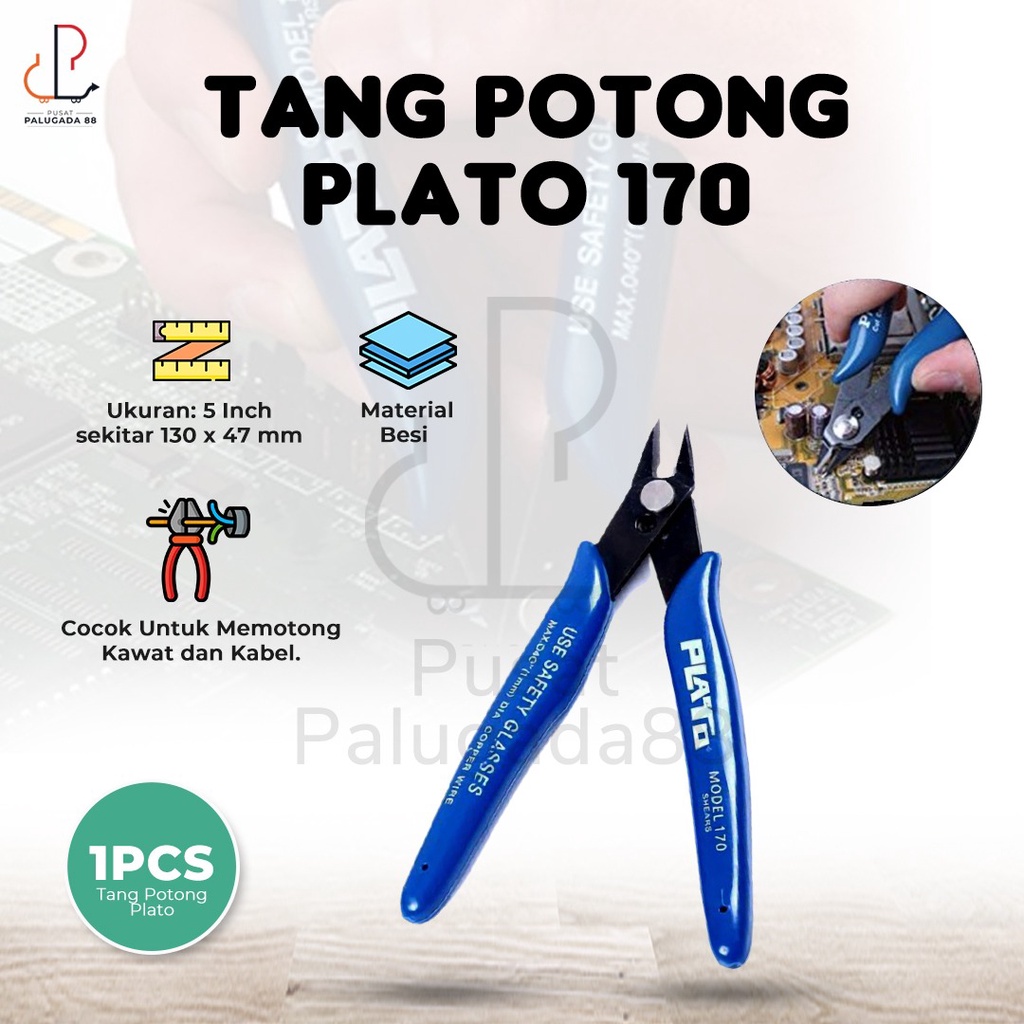 Jual Tang Potong Plato Wire Cutter Nipper Mini Plier Tang Potong