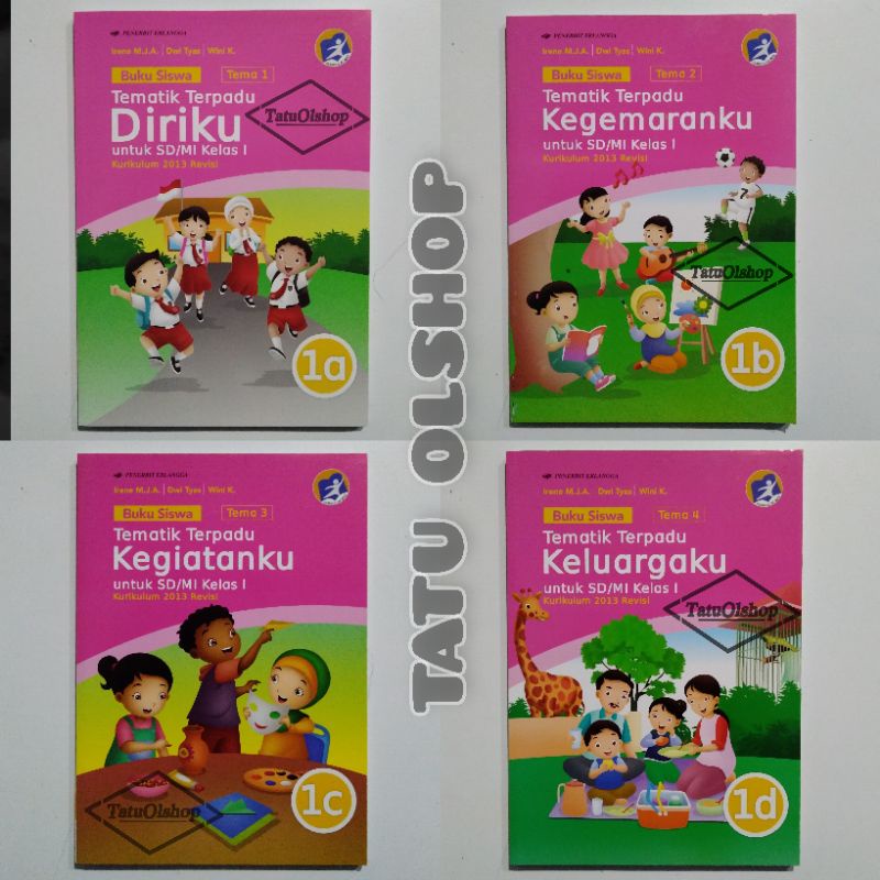 Jual Buku Siswa Tematik Sd Kelas Paket Semester Jilid A B C D