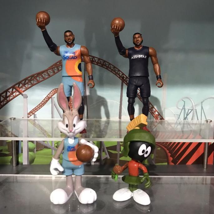 Jual Action Figure Space Jam Set Isi 4 Lebron James Bugs Bunny