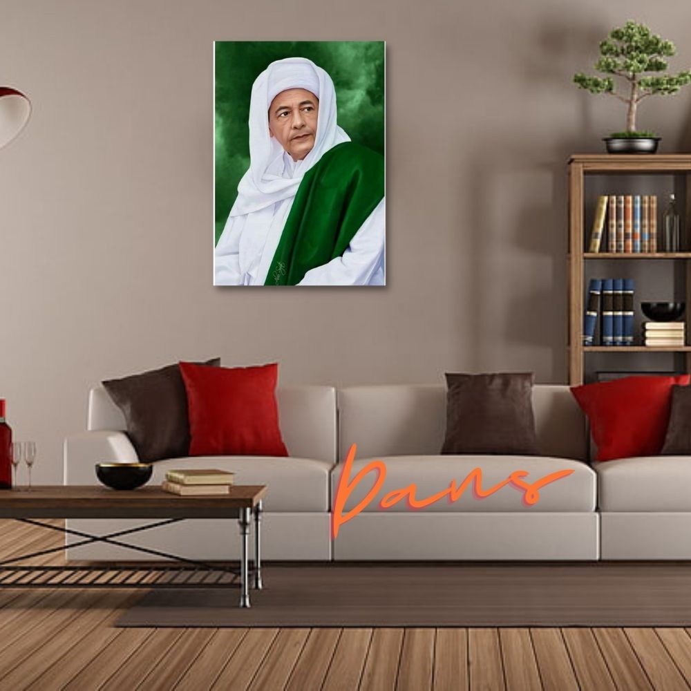 Jual Poster Habib Foto Habib Lutfi Bin Yahya Poster Islami Poster