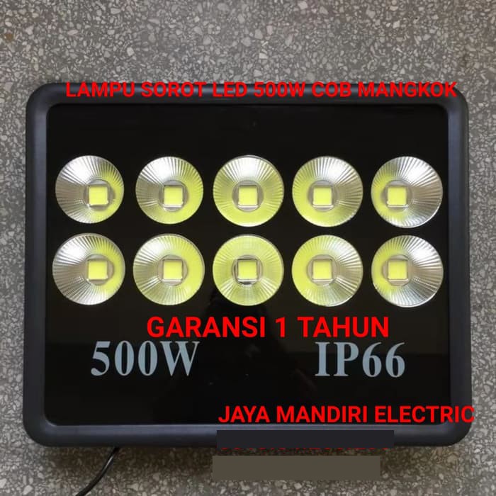 Jual LAMPU SOROT LED 500W GARANSI 1 TAHUN COB MANGKOK 500WATT 500 W