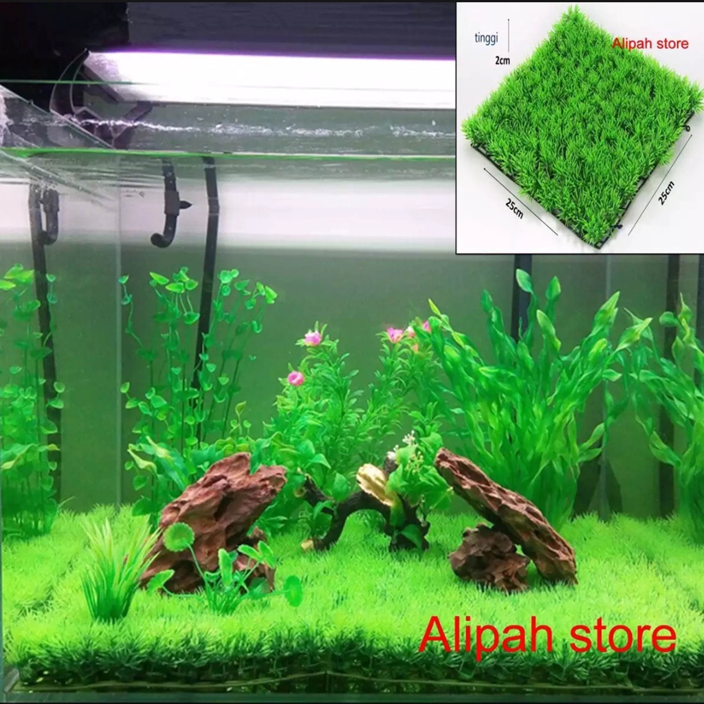 Jual Rumput Sintetis Aquarium X Cm Shopee Indonesia