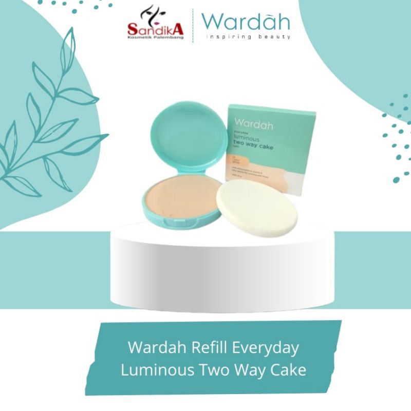 Jual Wardah Everyday Luminous Two Way Cake Refil Bedak Padat Shopee