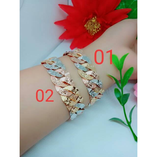 Jual Xuping Gelang Sisik Naga Kombinasi Besar Shopee Indonesia