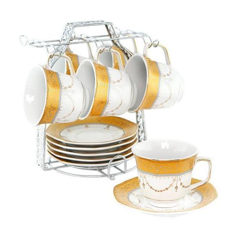 Jual Vicenza Cup Saucer Tea Set Cangkir Dan Lepek C Shopee