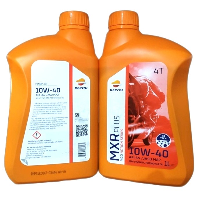 Jual OLI REPSOL MXR PLUS 10W 40 SN JASO2 MA2 1 Liter Shopee Indonesia