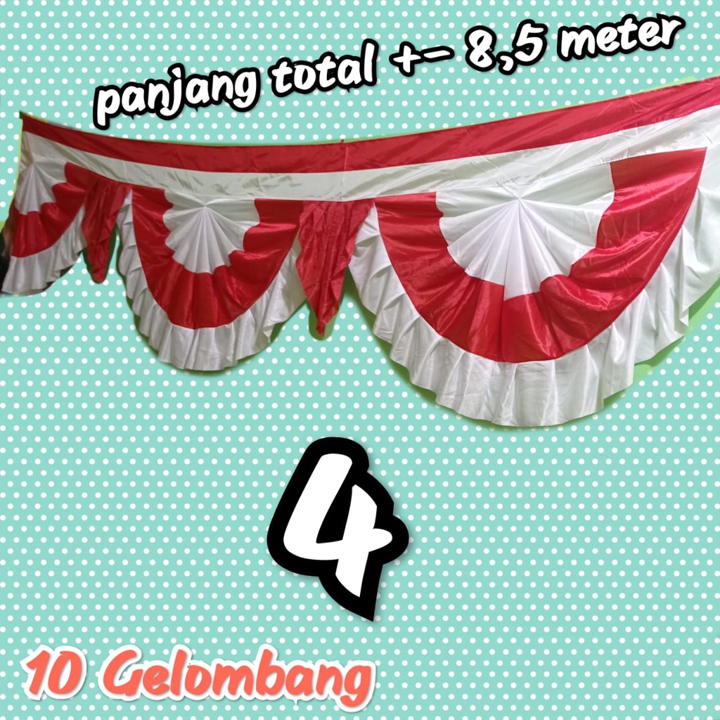 Jual Bendera Merah Putih Background 10 Gelombang Bendera Bekron Bendera