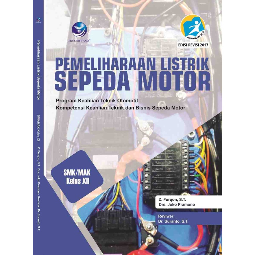 Jual Buku Pemeliharaan Listrik Sepeda Motor SMK XII Program Keahlian