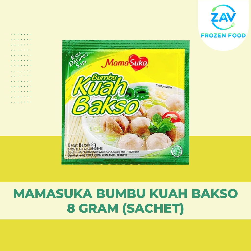 Jual MAMASUKA BUMBU KUAH BAKSO 8 GRAM SACHET Shopee Indonesia