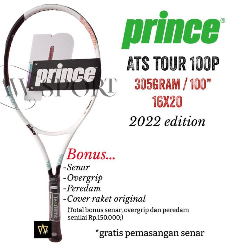 Jual Raket Tenis Prince Ats Tour P G Original Tennis Racket