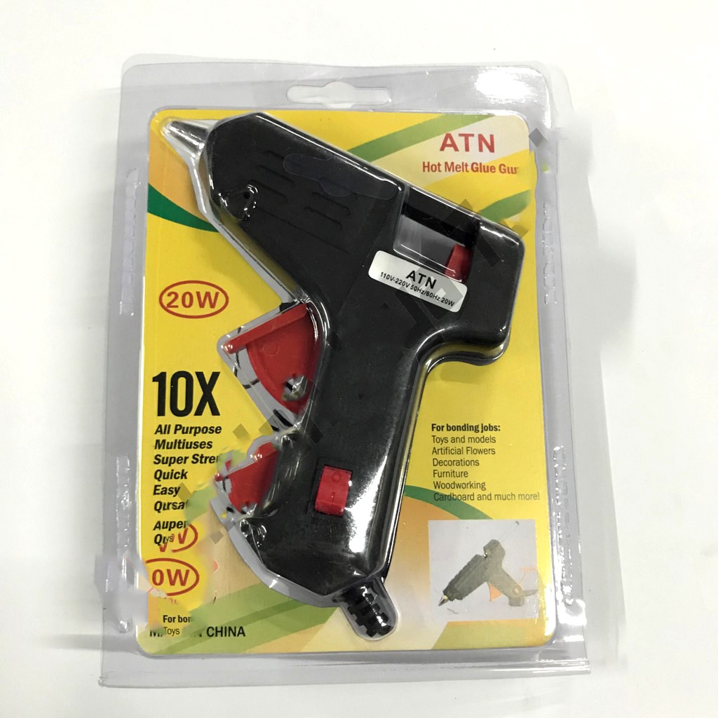 Jual Alat Lem Tembak Kecil Glue Gun 20 Watt Lem Bakar Cair Lem Lilin