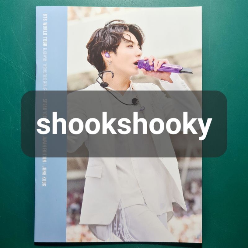 Jual BTS JUNGKOOK SYS SPEAK YOURSELF IN JAPAN PHOTO NOTEBOOK BUKU