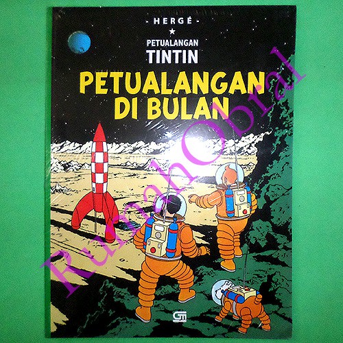 Jual Buku Tintin Petualangan Di Bulan Oleh Herge Buku Besar Penerbit