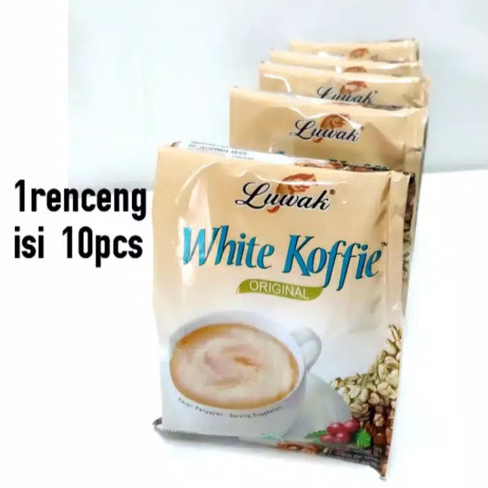 Jual Kopi Luwak White Koffie Kopi Luwak 1 Renceng 10 Sachet