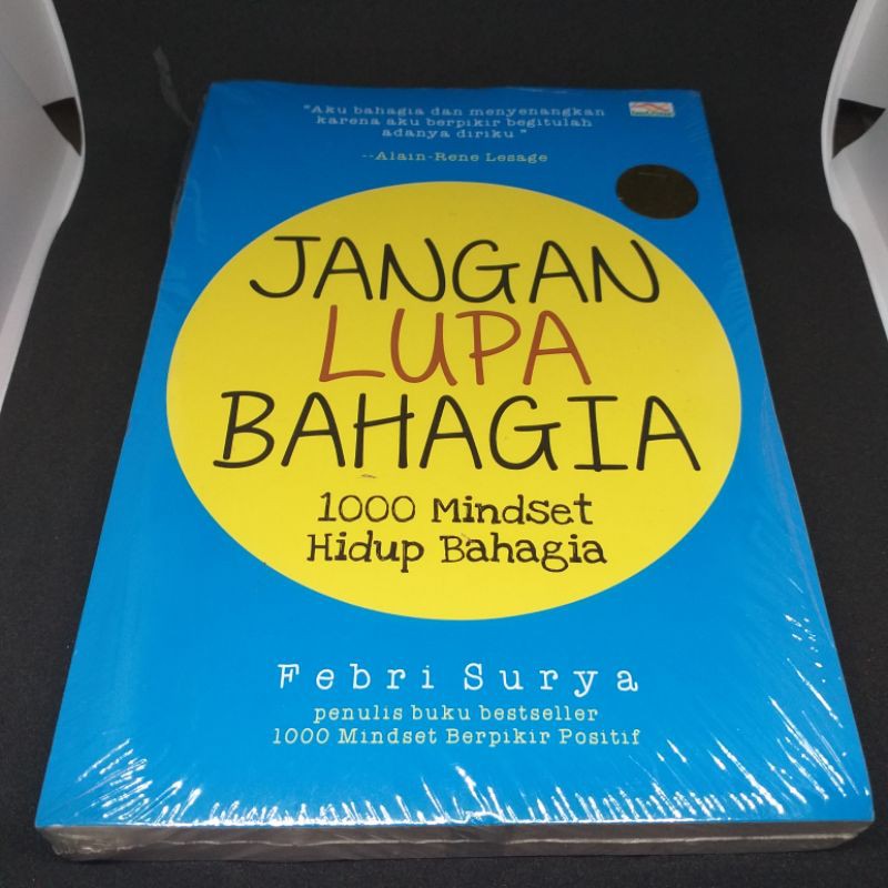 Jual Buku Jangan Lupa Bahagia Mindset Hidup Bahagia Shopee