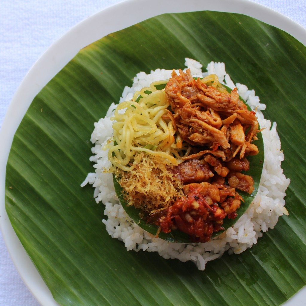 Jual Nasi Campur Surabaya Bungkus Daun Pisang Sedap Sego Nyimut