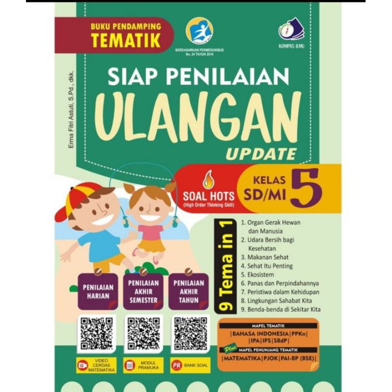 Jual Buku Pendamping Tematik Siap Penilaian Ulangan Update Sd Kelas 5